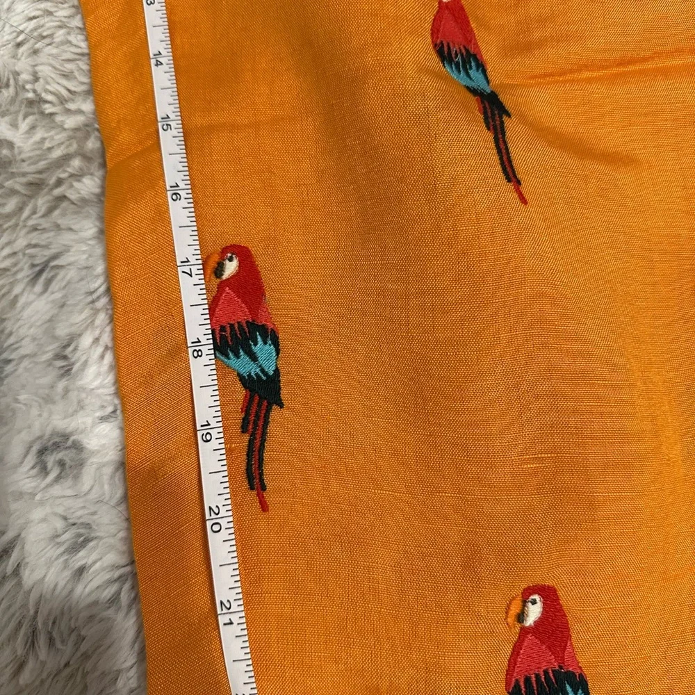 Farm Rio linen blend cropped pants - Picture 4 of 7